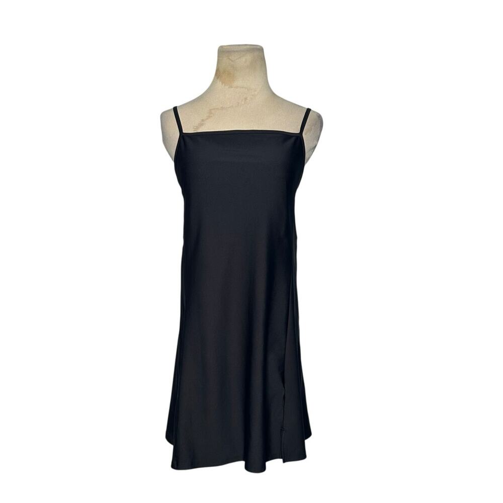 Old Navy black sleeveless built in shorts tennis dress size L